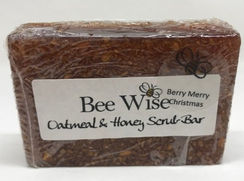 Berry Merry Christmas Scrub Soap Bar_BeeWiseLLC.com