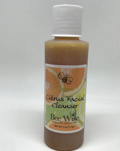 Organic Citrus Facial Cleanser 4 oz