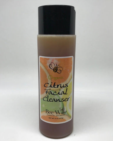 Organic Citrus Facial Cleanser 8 oz BeeWiseLLC.com