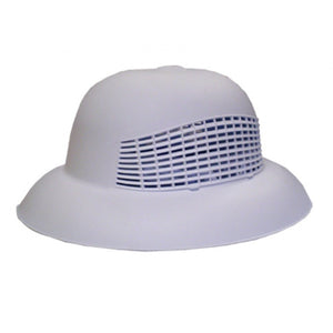 Plastic Sun Helmet - White